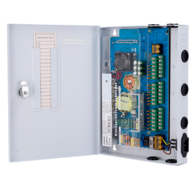 PD-250-18-FUSE Power supply distribution box   AC input 180 V~246 V   18 outputs Fuse 