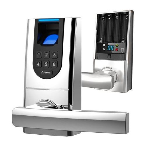 L100K, ANVIZ inteligentna brava, Otisci prstiju i tipkovnica, Do 99 korisnika i 4 administratora