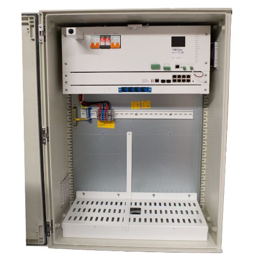 SF-BOX08SOL-BMS-IP55, Ormarić za brzo punjenje solarnih panela od poliestera, Magnetotermalni i SPD