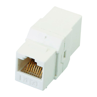 KS6A-RJ45 Connector   UTP cable junction   Input connector RJ45   Output connector RJ45 