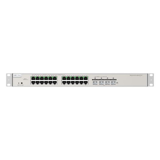 RG-NBS5100-24GT4SFP-P, Reyee preklopnik PoE oblak oblak sloj 3, 24 PoE portova RJ45 Gigabit + 4 Gigabit SFP
