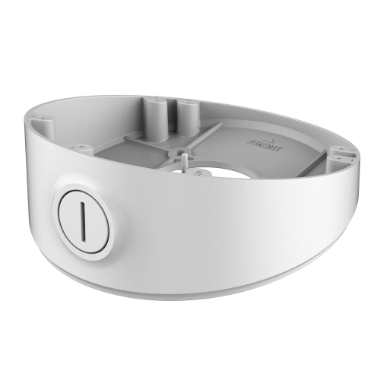 PFA133-E Inclined junction box   For dome cameras   Tilt angle 20o   Wall or ceiling installation 