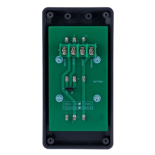 PB-WIREDCONTROL, Žičani gumb za parkirne barijere, Gore, tipke za dolje i zaustavljanje