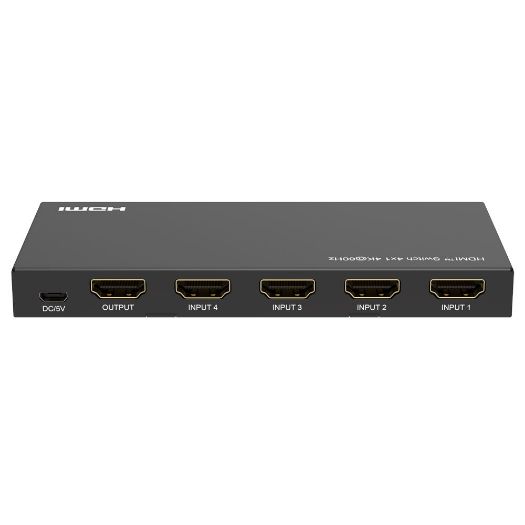 HDMI-SW-4x1-4K60, Prekidač HDMI signala, Omogućuje 4:1, 4K rezolucija