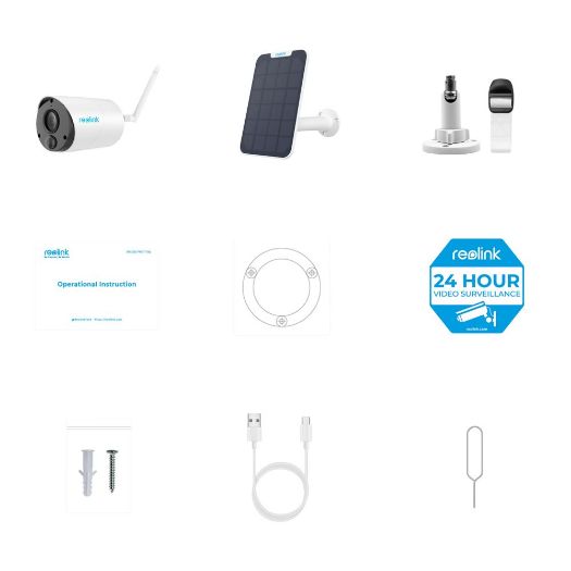 RL-ARGUS-ECO-B320-SOLARKIT, Reolink WiFi kamera na baterije sa solarnim panelom