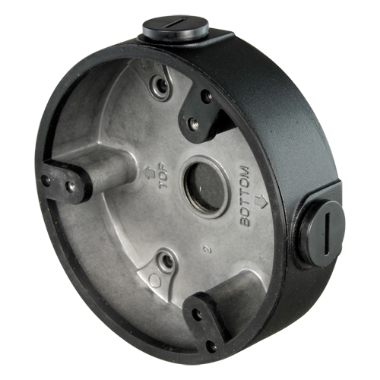 PFA137-B Junction box   For dome cameras   Suitable for outdoor use   Wall or ceiling installation 