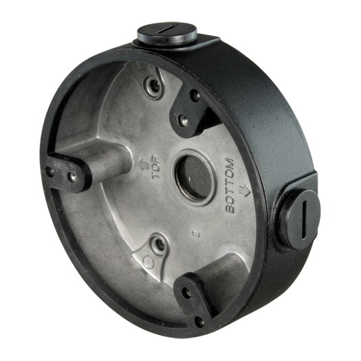 PFA137-B Junction box   For dome cameras   Suitable for outdoor use   Wall or ceiling installation 