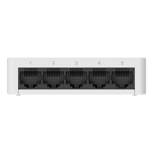 RG-ES05G-L Reyee Switch Desktop   Plastic Housing   5 ports RJ45   Speed 10/100/1000Mbps 