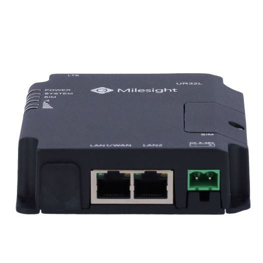 MS-UR32L-L04EU-P, Milesight, Industrijski ruter 4G PoE, 2 Ethernet porta RJ45 10/100