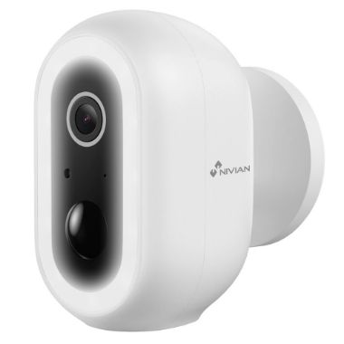 NVS-IPC-04-BAT, Nivian pametna kamera 3MP 2K, Wifi 2,4 GHz, Pogodno za vanjsku upotrebu: IR do 8 m