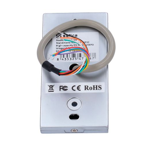 SF-AC105-MF, Samostalna kontrola pristupa, Pristup putem MF kartice, Relejni izlaz i tipkalo