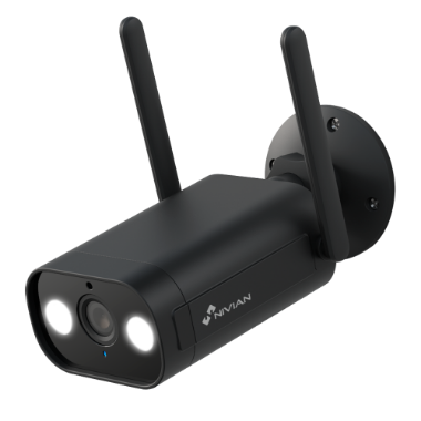 NVS-IPC-02B-L Nivian Smart Camera 2K   Wifi 2.4 GHz   Suitable for outdoor use: IR up to 10 m 