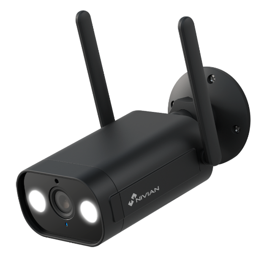 NVS-IPC-02B-L Nivian Smart Camera 2K   Wifi 2.4 GHz   Suitable for outdoor use: IR up to 10 m 