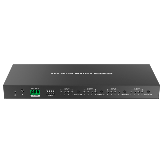 HDMI-MX-4x4-4K60 HDMI video matrix   4 HDMI inputs   4 HDMI outputs   Up to 4K (input and output) 