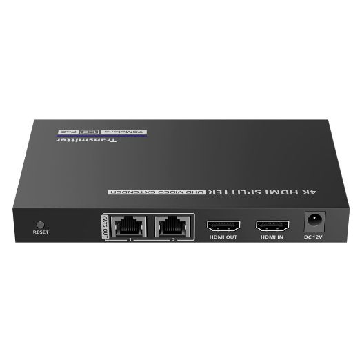 HDMI-SPL-1x2-4K30-CAT6, HDMI razdjelnik signala, produživač, Domet 40 m, 4K rezolucija