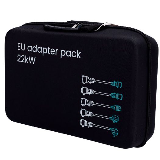 RD-NORA-22-C3-NCB22-EU, Prijenosni komplet punjača + adapteri za utikače, Snaga 22kW / 32A / Trofazna