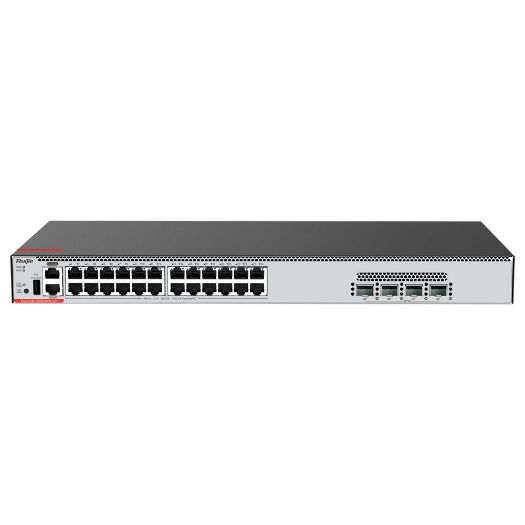 RG-CS86-24MG4VS-UP, Ruijie Switch Upravljani Cloud L3, 24 Multigigabita 5G + 4 SFP28