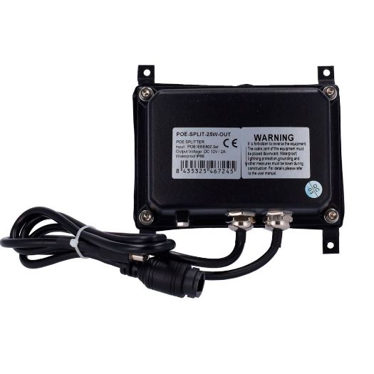 POE-SPLIT-25W-OUT, PoE pretvarač, Za infracrvene reflektore, PoE ulaz IEEE802.3af