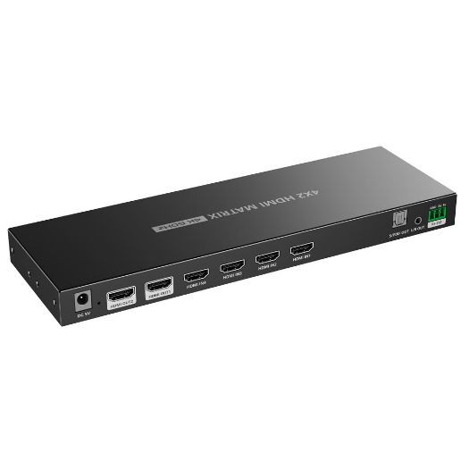 HDMI-MX-4x2-4K60, HDMI signalna matrica, Omogućuje 4x2, 4K rezolucija