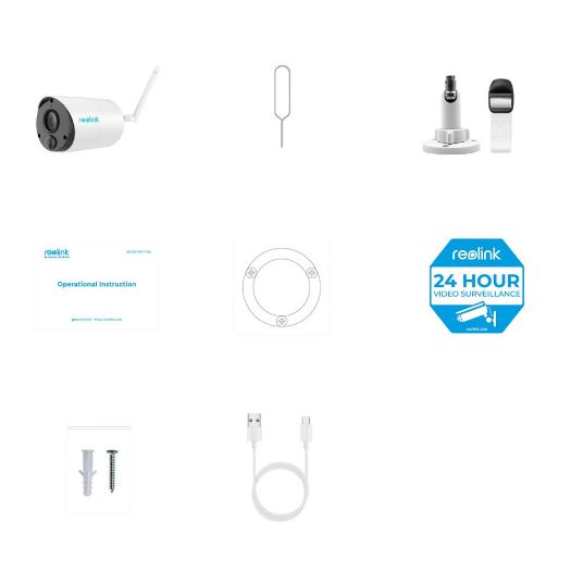 RL-ARGUS-B320-W, Reolink WiFi kamera na baterije, 3MP (2304 x 1296)