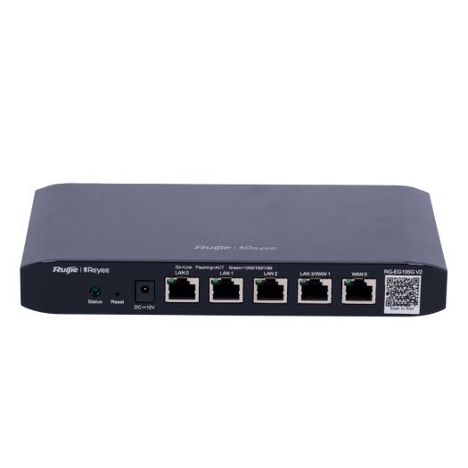 RG-EG105G V2, Reyee Router Cloud Controller, 5 RJ45 10/100 /1000 Mbps Portovi