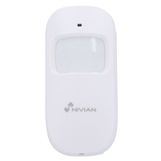 NVS-ALARM1-W, Nivian pametni alarmni komplet, Centralna/Sirena + PIR + Magnetska + Daljinski upravljač