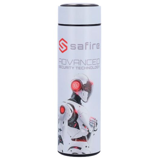 SF-BOTTLE-ROBOT, safir, Boca, Bijela boja, Brtveni prsten, Nehrđajući čelik 304