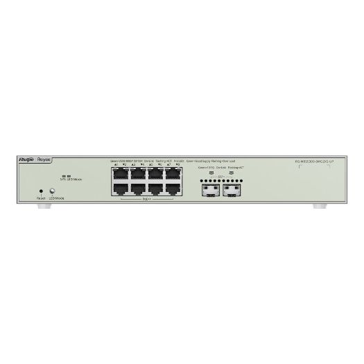 RG-NBS5300-8MG2XS-UP, Reyee Switch, upravljiv u oblaku, L3, 8 Bok, PoE RJ45 + 2 SFP+ portovi