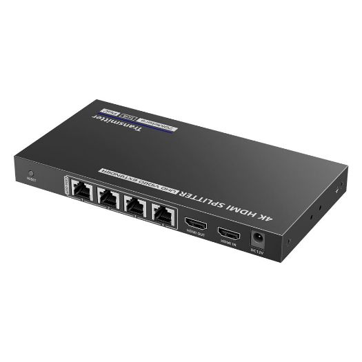 HDMI-SPL-1x4-4K30-CAT6, HDMI razdjelnik signala, produživač, Domet 40 m, 4K rezolucija