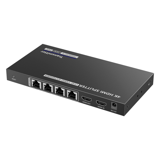 HDMI-SPL-1x4-4K30-CAT6 spliter-ekstender HDMI1x4   1 predajnik / 4 prijemnika 