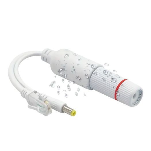 POE-SPLIT-15W-OUT, PoE razdjelnik, Za IP kamere bez PoE, Ulaz RJ45 (PoE) / Izlaz RJ45 i priključak