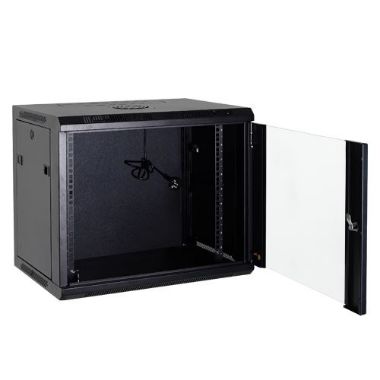 RACK-4U, Zidni ormarić za police, Do 4U rack od 19", Nosivost do 60 kg, S ventilacijom i prolazom za kabel
