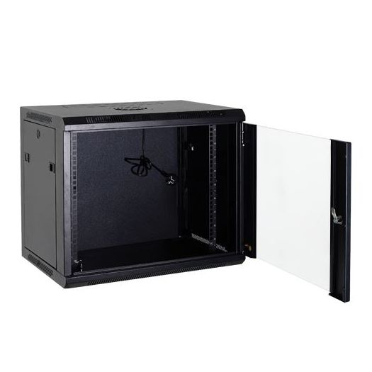 RACK-4U, Zidni ormarić za police, Do 4U rack od 19", Nosivost do 60 kg, S ventilacijom i prolazom za kabel
