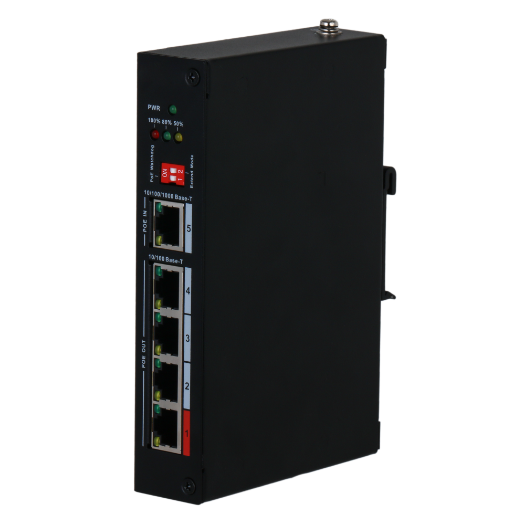 PFT1500 Dahua   PoE Extender    Increase the PoE range   Speed 4x 10/100Mbps + 1x 10/100/1000Mbps 