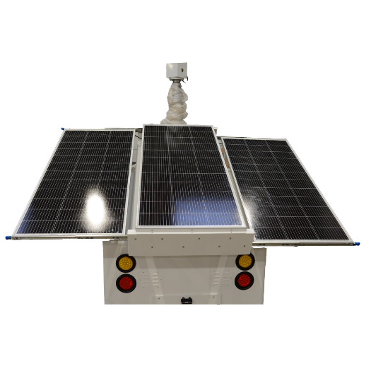 SF-CCTVTRAILERPR07-2520WH Self powered trailer for CCTV    Solar panel of 3x120W 