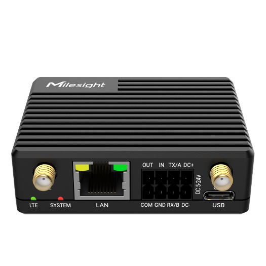 MS-UR41-L08EU Milesight   Industrial Router 4G   1 Ethernet ports RJ45 10/100 