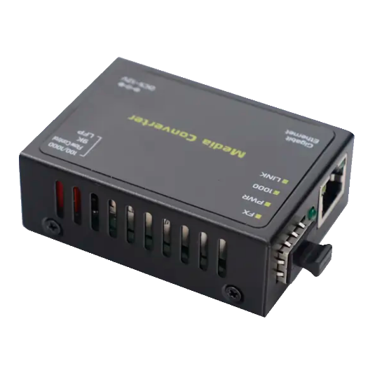 MC-1GE-SFP-MINI Media Converter   1x Ethernet RJ45   1x SFP   Gigabit   10/100/1000 Base