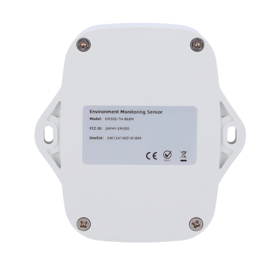 MS-EM300-TH-868M LoRaWAN Temperature and Humidity Sensor   Up to 10Km range with direct vision 