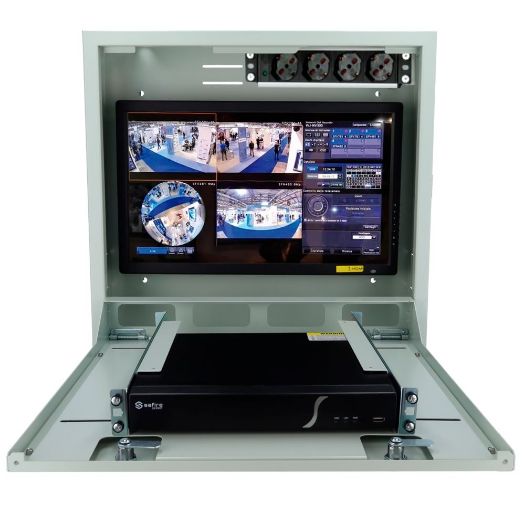 RACK-WALL, Sef, Dizajnirano za montažu na zid, Vertikalni format, 2 ključa i brave