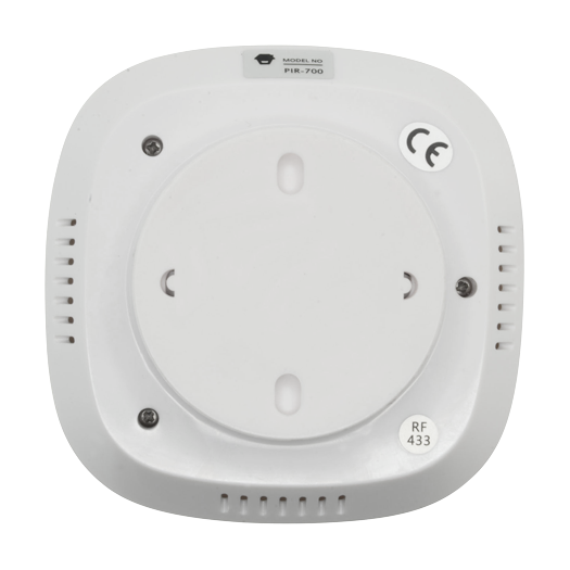 PIR-700 PIR detector for ceiling   Wireless   Internal antenna   Low battery LED indicator 