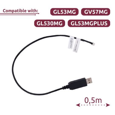 QL-UART-CABLE-0.5M, UART kabel, 0,5 metara, Kompatibilno s GL53MG/GV57MG/GL530MG/GL53MGPLUS