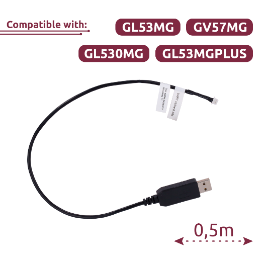 QL-UART-CABLE-0.5M UART cable   0.5 meters   Compatible with GL53MG/GV57MG/GL530MG/GL53MGPLUS