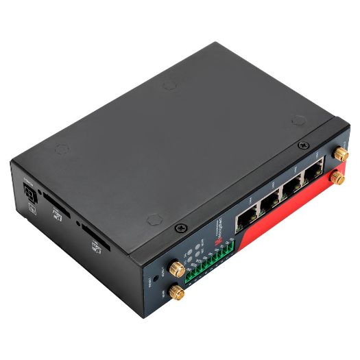 HG-H7960-L4EA-CS-WG-PSE, Industrijski 4G ruter Hongdian, 4G kategorija 4, 4 PoE+ Ethernet portovi RJ45 10/100/1000