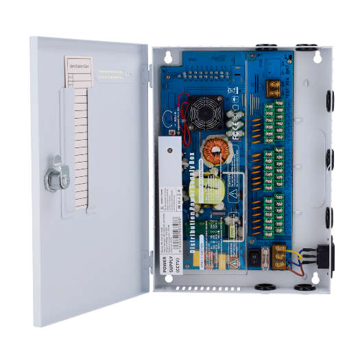 PD-250-18-FUSE Power supply distribution box   AC input 180 V~246 V   18 outputs Fuse 