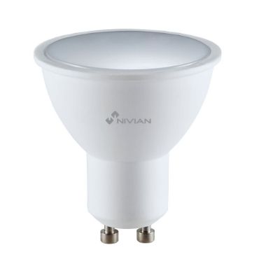 NVS-RGBWBULB-45GU10-W, RGB + CCT pametna žarulja 2700, 6500 tisuća, WiFi 2,4 GHz IEEE802.11 b/g/n