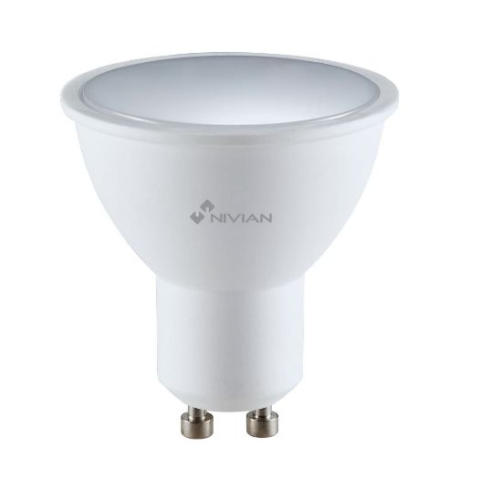 NVS-RGBWBULB-45GU10-W, RGB + CCT pametna žarulja 2700, 6500 tisuća, WiFi 2,4 GHz IEEE802.11 b/g/n