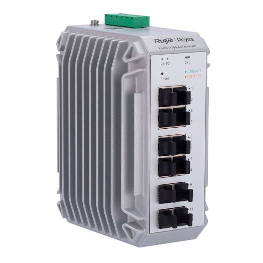 RG-NIS3100-8GT4SFP-HP, Reyee Industrijska sklopka PoE Sloj oblaka 2, 8 PoE+ Gigabitni portovi + 4 SFP Gigabitni portovi