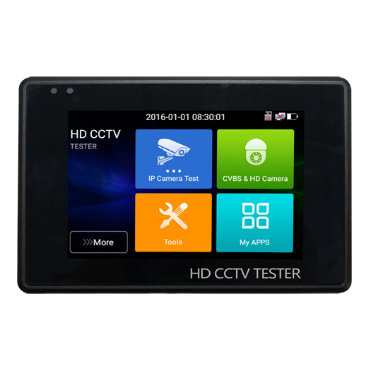 SF-TESTER-ARM-5N1-4K Multifunctional wrist held CCTV tester   Supports HDTVI, HDCVI, AHD, CVBS and IP cameras 