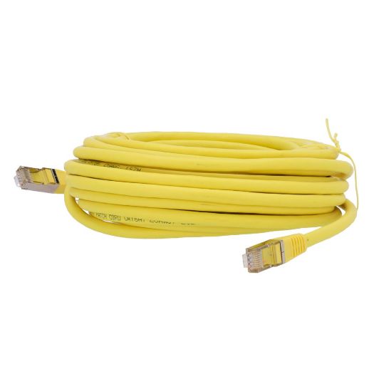 SFTP6A-H-2Y, SFTP kabel, Ethernet, RJ45 konektori, Kategorija 6A, 2 m, Žuta boja