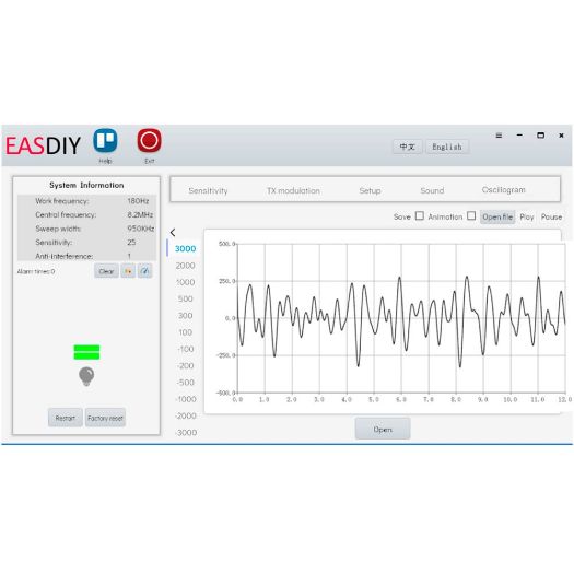 SF-EASGATE201-RF, EAS anti, antena za krađu, RF radiofrekvencijska tehnologija 8.2 MHz